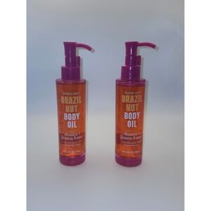 Trader Joe's Brazil Nut Body Oil 4 Fl Oz Pack of 2 Squalane Guaran Extract